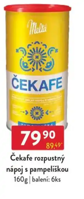 Qanto Čekafe rozpustný nápoj s pampeliškou nabídka