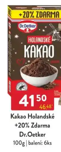 Qanto Kakao Holandské +20% Zdarma Dr.Oetker nabídka