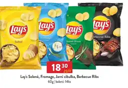 Qanto Lay's Solené, Fromage, Jarní cibulka, Barbecue Ribs nabídka