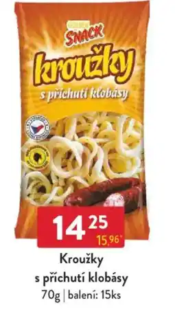 Qanto Kroužky s příchutí klobásy nabídka