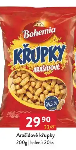 Qanto Bohemia Arašídové křupky nabídka