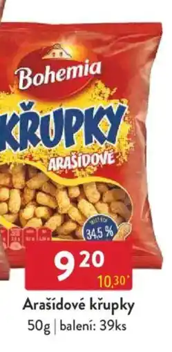 Qanto Bohemia Arašídové křupky nabídka