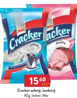 Qanto Cracker solený, šunkový nabídka
