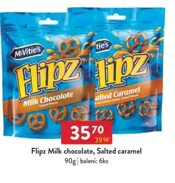Qanto Flipz Milk chocolate, Salted caramel nabídka