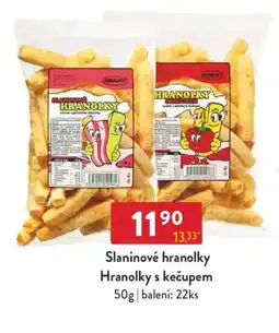 Qanto Slaninové hranolky Hranolky s kečupem nabídka