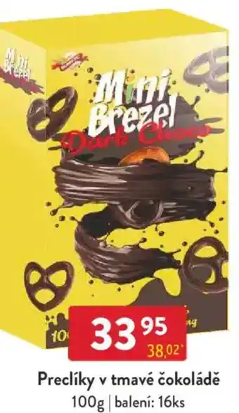 Qanto Preclíky v tmavé čokoládě nabídka