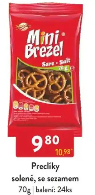 Qanto Preclíky solené, se sezamem nabídka