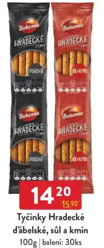 Qanto Tyčinky Hradecké d'ábelské, sůl a kmín nabídka