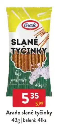 Qanto Arado slané tyčinky nabídka