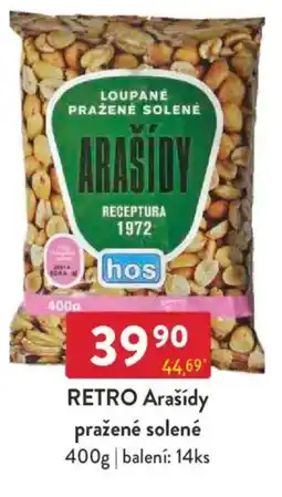 Qanto RETRO Arašídy pražené solené nabídka
