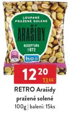 Qanto RETRO Arašídy pražené solené nabídka