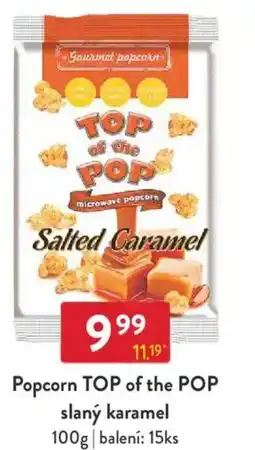 Qanto Popcorn TOP of the POP slaný karamel nabídka