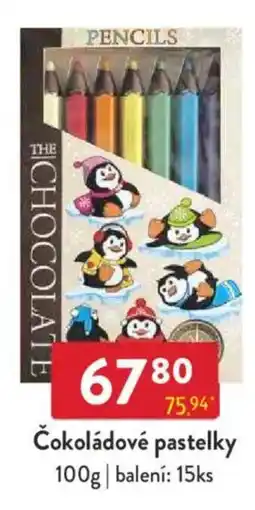 Qanto Čokoládové pastelky nabídka