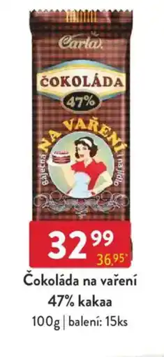 Qanto Čokoláda na vaření 47% kakaa nabídka