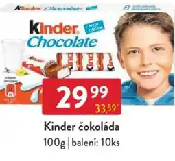 Qanto Kinder čokoláda nabídka