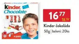 Qanto Kinder čokoláda nabídka