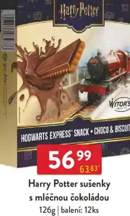Qanto Harry Potter sušenky s mléčnou čokoládou nabídka