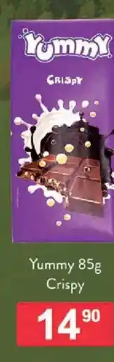 Qanto Yummy Crispy nabídka
