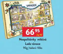 Qanto Neapolitánky mléčná Lada vánoce nabídka