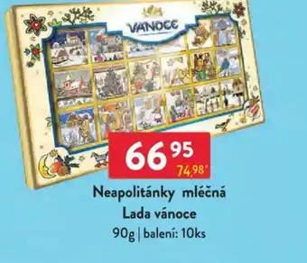 Qanto Neapolitánky mléčná Lada vánoce nabídka