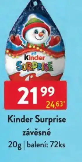 Qanto Kinder Surprise závěsné nabídka