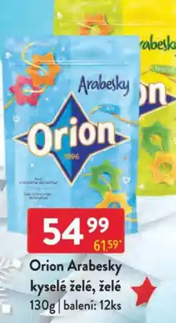 Qanto Orion Arabesky kyselé želė, želé nabídka