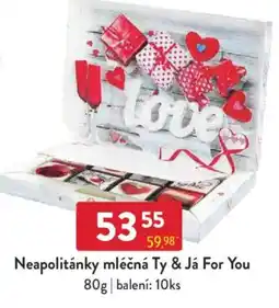 Qanto Neapolitánky mléčná Ty & Já For You nabídka