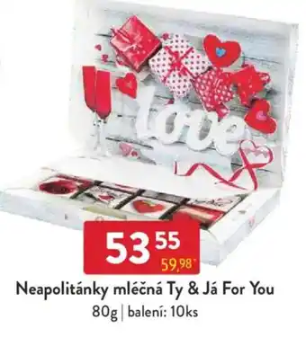 Qanto Neapolitánky mléčná Ty & Já For You nabídka