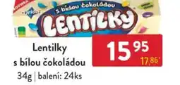 Qanto Lentilky s bílou čokoládou nabídka