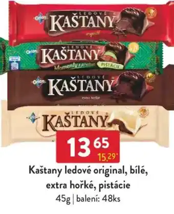 Qanto Kaštany ledové original, bílé, extra hořké, pistácie nabídka