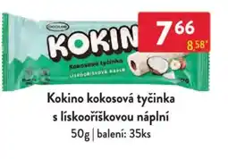 Qanto Kokino kokosová tyčinka s lískooříškovou náplní nabídka