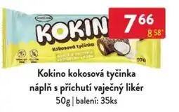 Qanto Kokino kokosová tyčinka náplň s příchutí vaječný likér nabídka