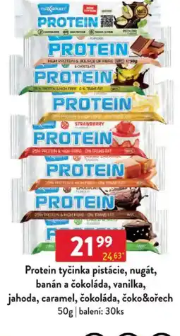 Qanto Protein tyčinka pistácie, nugát, banán a čokoláda, vanilka, jahoda, caramel, čokoláda, čoko&ořech nabídka