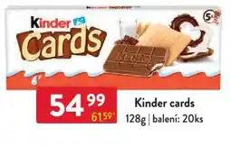 Qanto Kinder cards nabídka