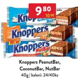 Qanto Knoppers PeanutBar, Coconut Bar, NutBar nabídka