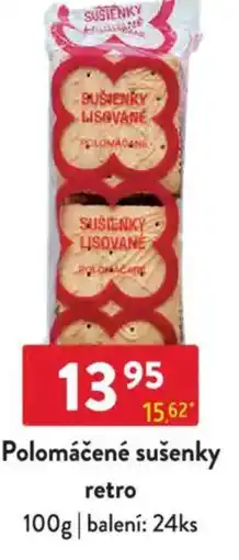 Qanto Polomáčené sušenky retro nabídka