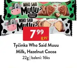 Qanto Tyčinka Who Said Muuu Milk, Hazelnut Cocoa nabídka