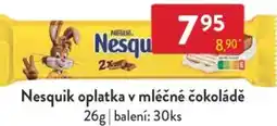 Qanto Nesquik oplatka v mléčné čokoládě nabídka