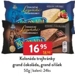 Qanto Kolonáda trojhránky grand čokoláda, grand oříšek nabídka