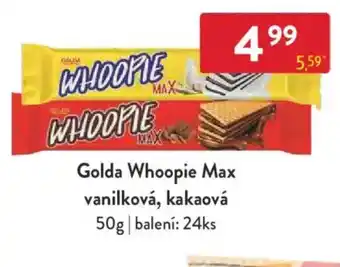 Qanto Golda Whoopie Max vanilková, kakaová nabídka