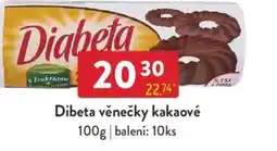 Qanto Dibeta věnečky kakaové nabídka