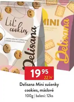 Qanto Delisana Mini sušenky cookies, máslové nabídka