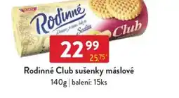 Qanto Rodinné Club sušenky máslové nabídka
