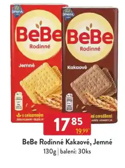 Qanto OPAVIA BeBe Rodinné Kakaové, Jemné nabídka
