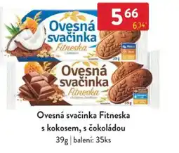 Qanto Ovesná svačinka Fitneska s kokosem, s čokoládou nabídka