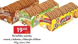 Qanto Ke kafíčku sušenky ovesné, s kakaem, s lískovým oříškem nabídka
