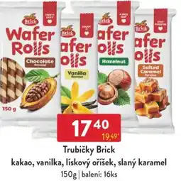 Qanto Trubičky Brick kakao, vanilka, lískový oříšek, slaný karamel nabídka