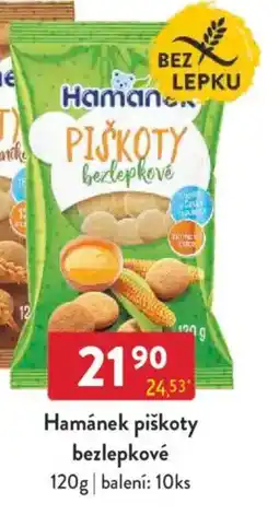 Qanto Hamánek piškoty bezlepkové nabídka