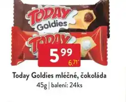 Qanto Today Goldies mléčné, čokoláda nabídka