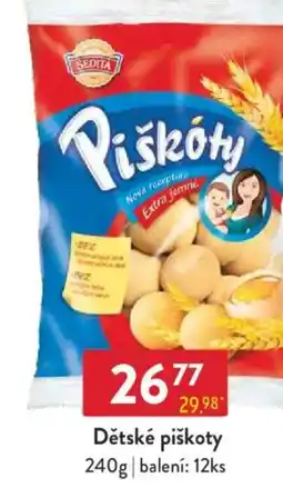 Qanto Dětské piškoty nabídka
